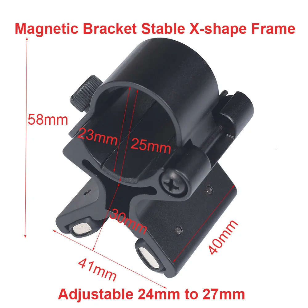 MIZUGIWA Magnetic Scope Mount Magnet Flashlights Gun Strong X Holder Riflescope Laser Torch Lanterna Bracket Hunting Parts |