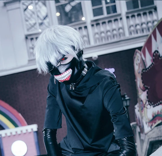 Японская Tokyo маска вурдалака Костюм Аниме Косплей Хэллоуин костюмы из