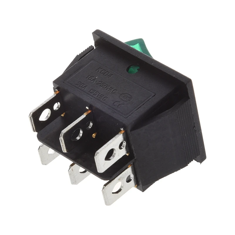 10 шт. X фонарь вкл/выкл клавишный переключатель для лодки SPST и 5X зеленый свет с