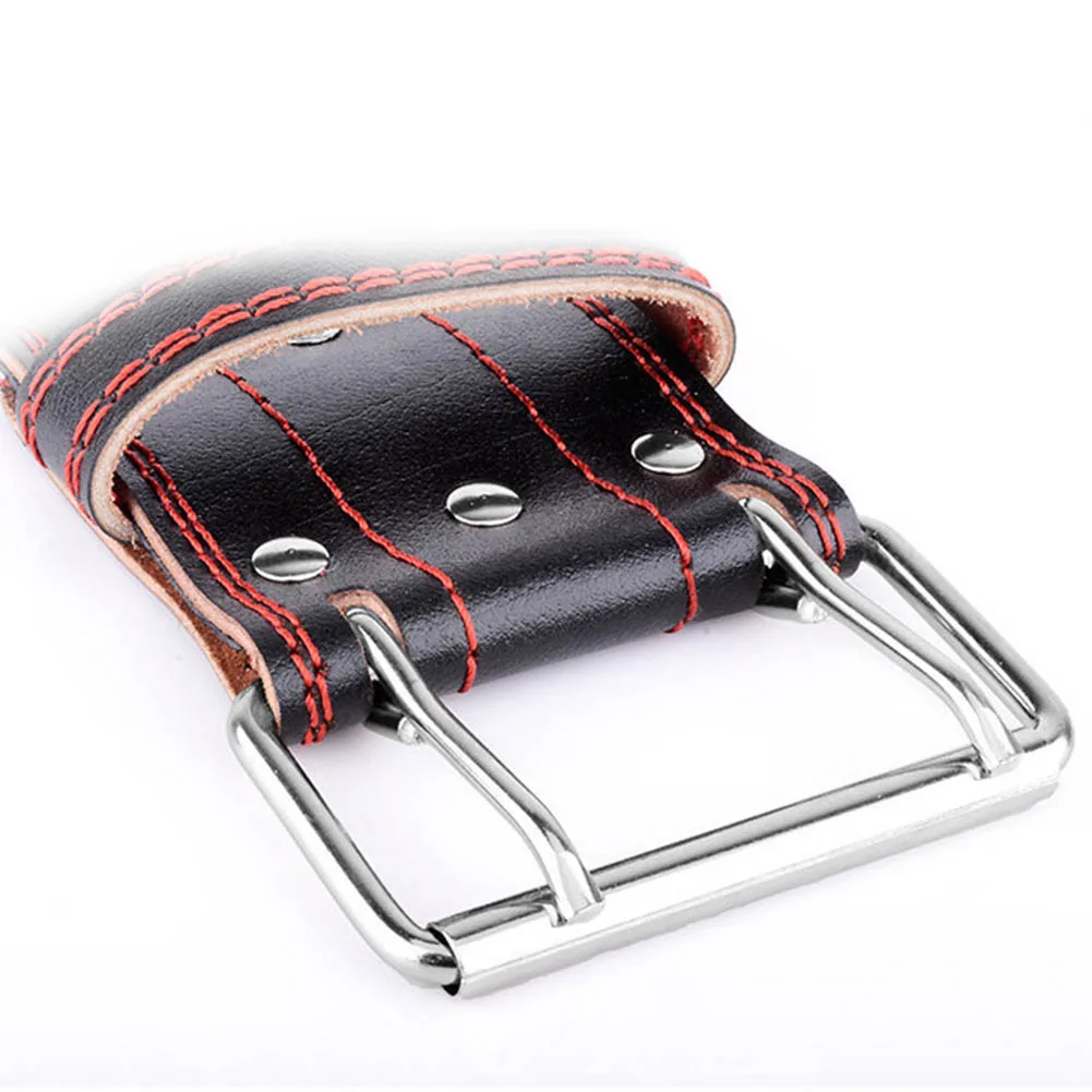 Weightlifting Belt Cowhide Leather Gym Fitness Crossifit Back Support Protector Training Equipment Weight Lifting Belts FOU99 | Спорт и