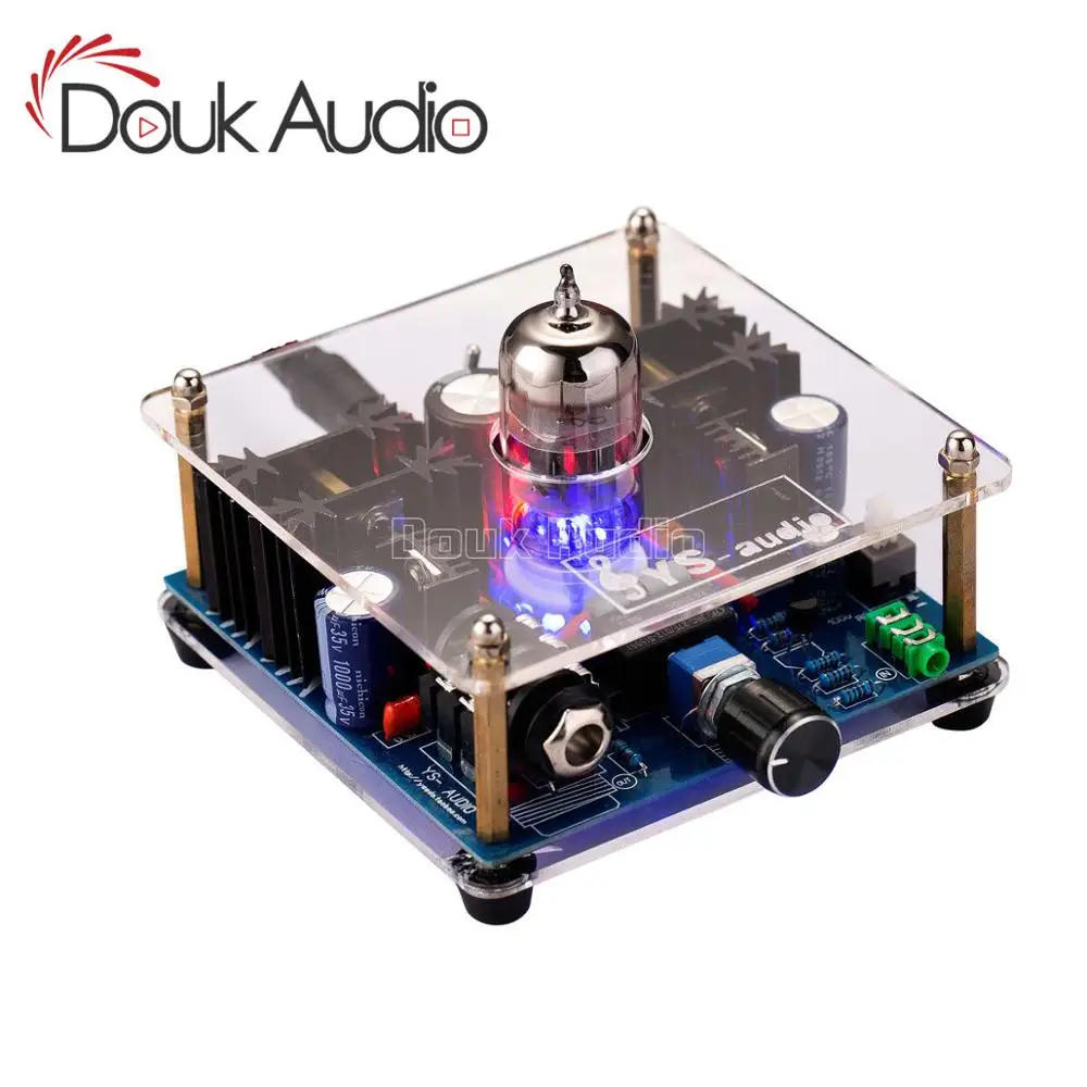 Douk audio Mini 12AU7 вакуумный трубчатый многогибридный усилитель для наушников Стерео