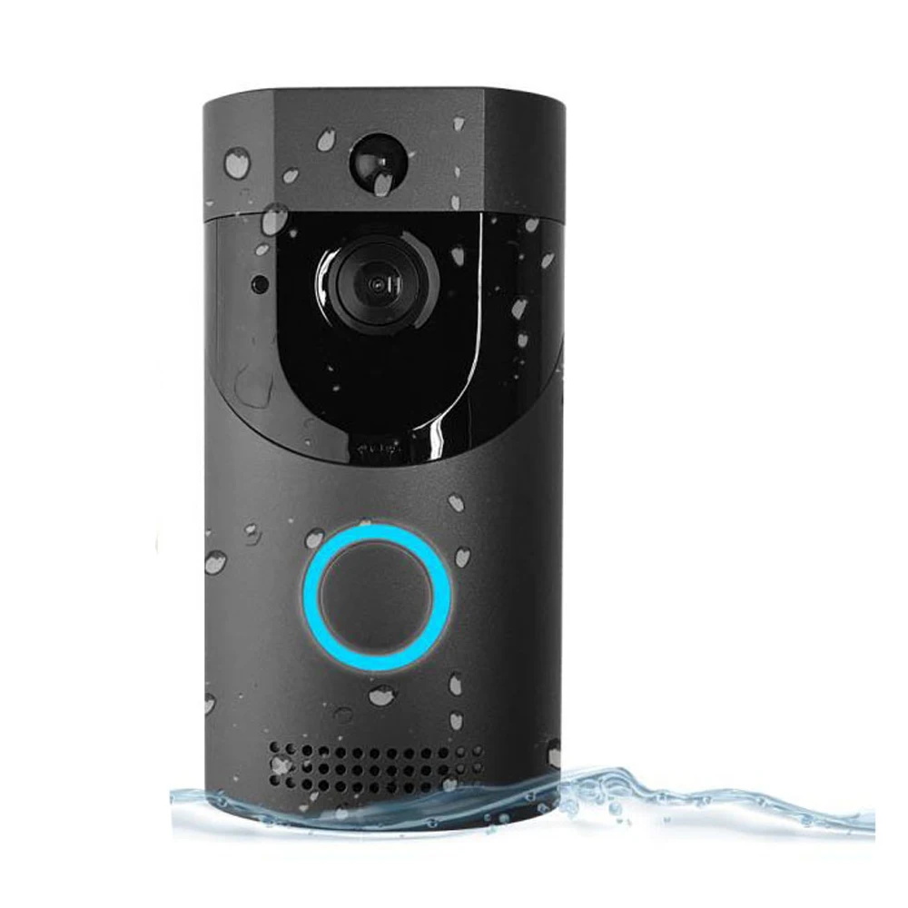 Standard B30 720p wifi дверной звонок Водонепроницаемый умный видео дверной звонок wifi телефон пульт дистанционного управления беспроводной домофон PIR ИК камера ночного видения - Цвет: Standard