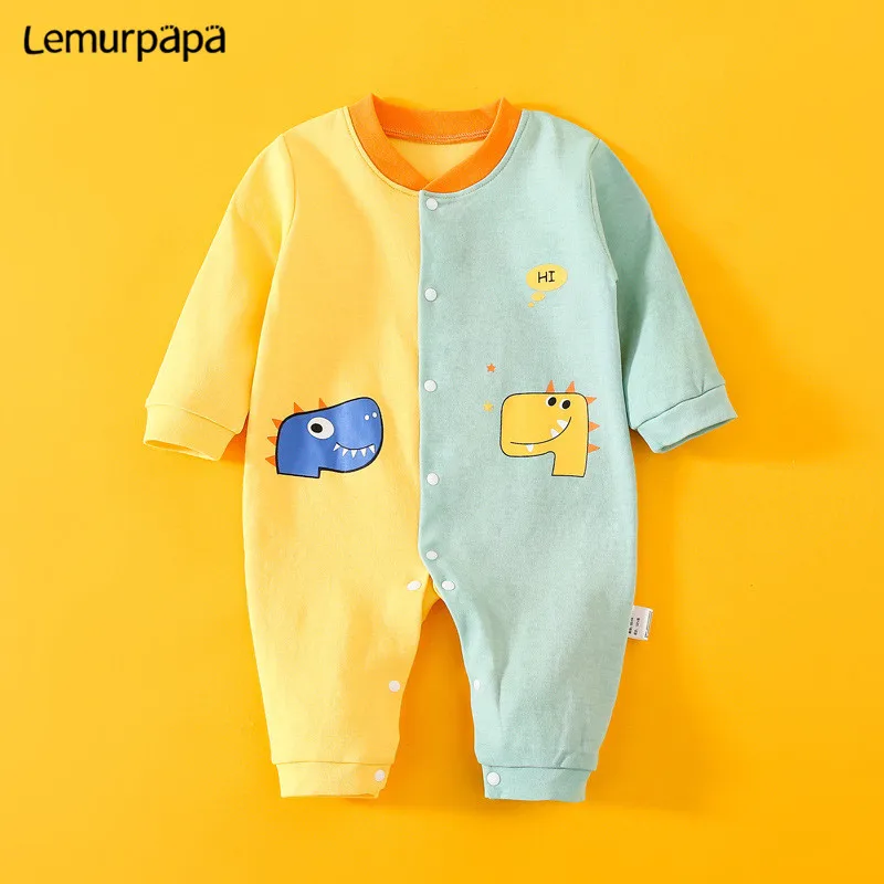 

Детский комбинезон из мягкого хлопка, с рисунком животного, Льва, медведя