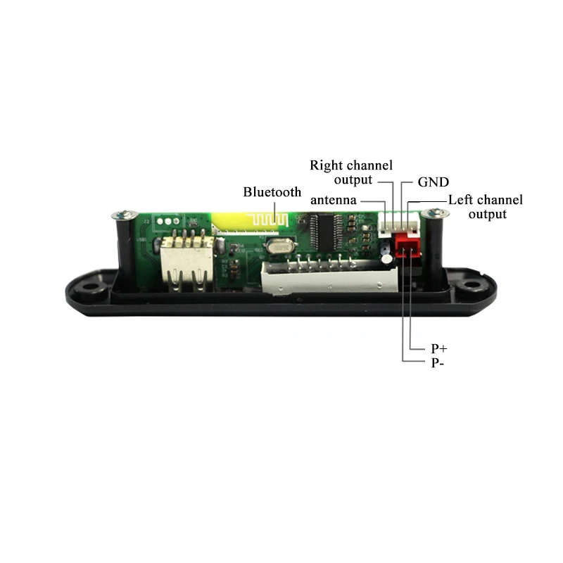 Автомобильный аудио FM радио TF USB 3 5 мм AUX модуль беспроводной Bluetooth в 12 В MP3 WMA