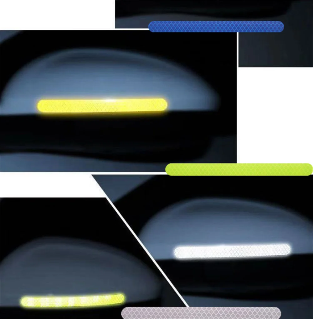 Car rear view mirror reflective sticker at night decoration for BMW all series F-series E46 E90 F09 1 2 3 4 5 6 7 X E | Автомобили и