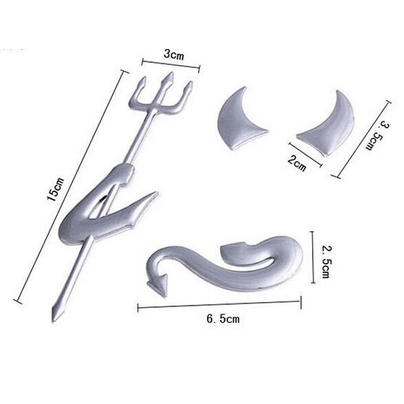 

Car Sticker Fashion 3D Little Devil Demon Styling Auto Emblem Logo PVC Decals Decoration DIY Accessories