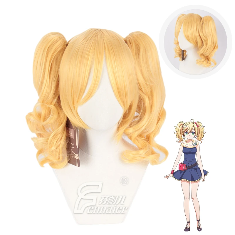 Японское аниме Взрыв! Парик для косплея Ариса ихигая парик ролевых игр светлые