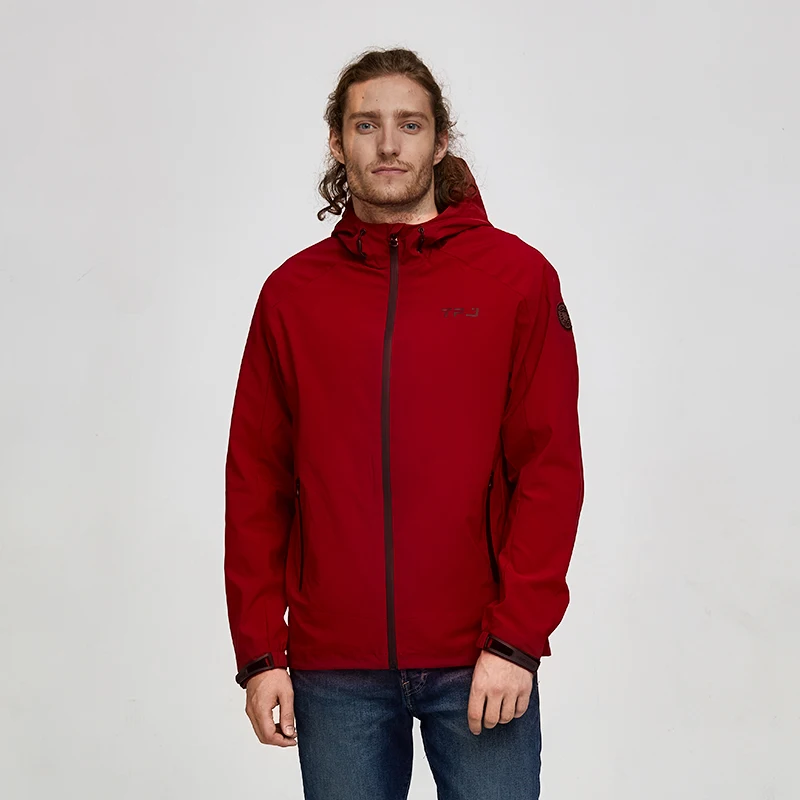 Сила тигра 2019 мужские Весенние куртки с капюшоном Повседневная ветровка мода