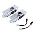 2X светодиодный автомобильный дверной светильник для BMW E90 E91 E92 E93 M3 F30 E60 E61 F10 F07 M5 E63 E64 E65 E66 E67 E68 F01 F02 M эмблемы аксессуары