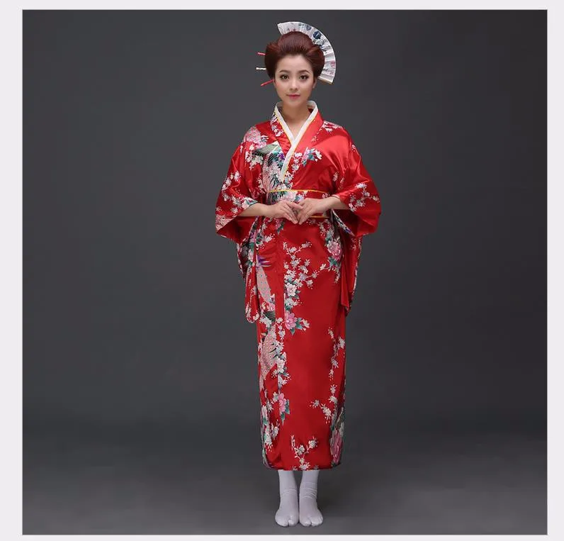 

tendncias nacionais mulheres sexy kimono yukata com obi novidade vestido de noite japons cosplay traje floral um tamanho