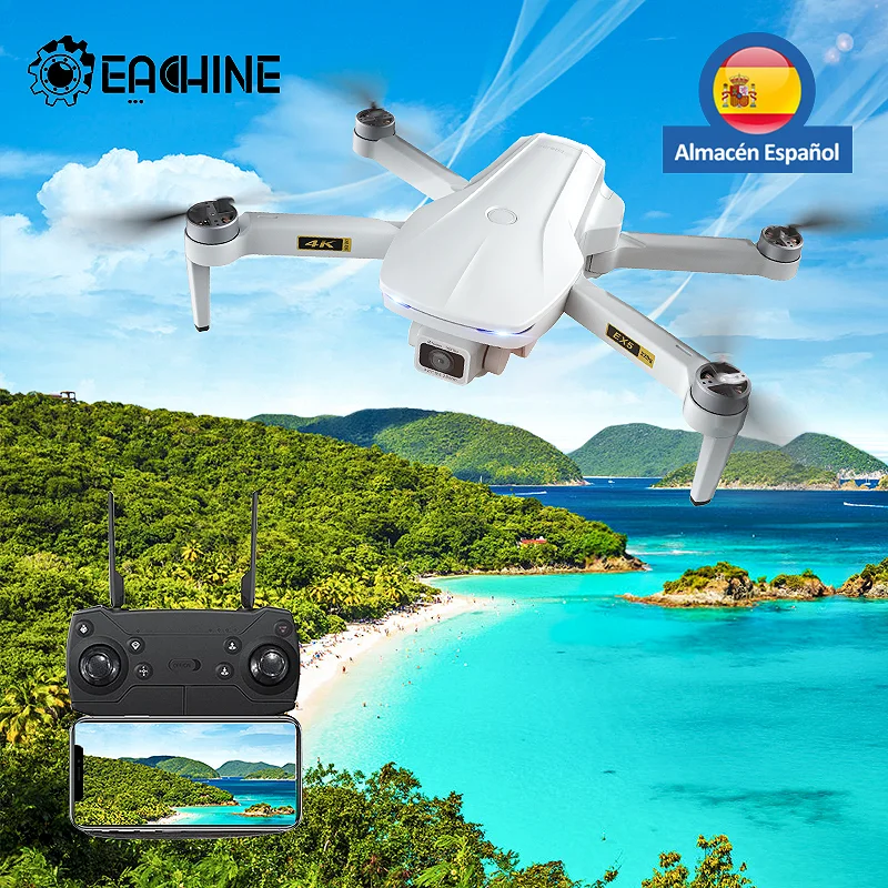 Eachine EX5 229g мини Радиоуправляемый Дрон 4K GPS HD профессиональная камера 5G WIFI FPV