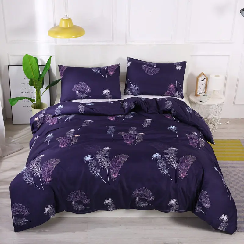 style5 LOVINSUNSHINE простой Королевский размер пододеяльник Евро Комплект постельного белья в полоску высококачественные одеяла набор постельного белья геометрический узор - Цвет: style5
