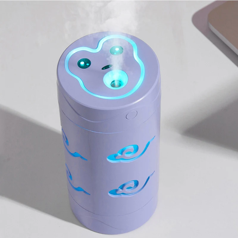 

USB Humidificador Aromatherapy Humidifier USB Air Diffuser Car Purifier Cool Mist Maker Fogger for Home office with Night Lamp
