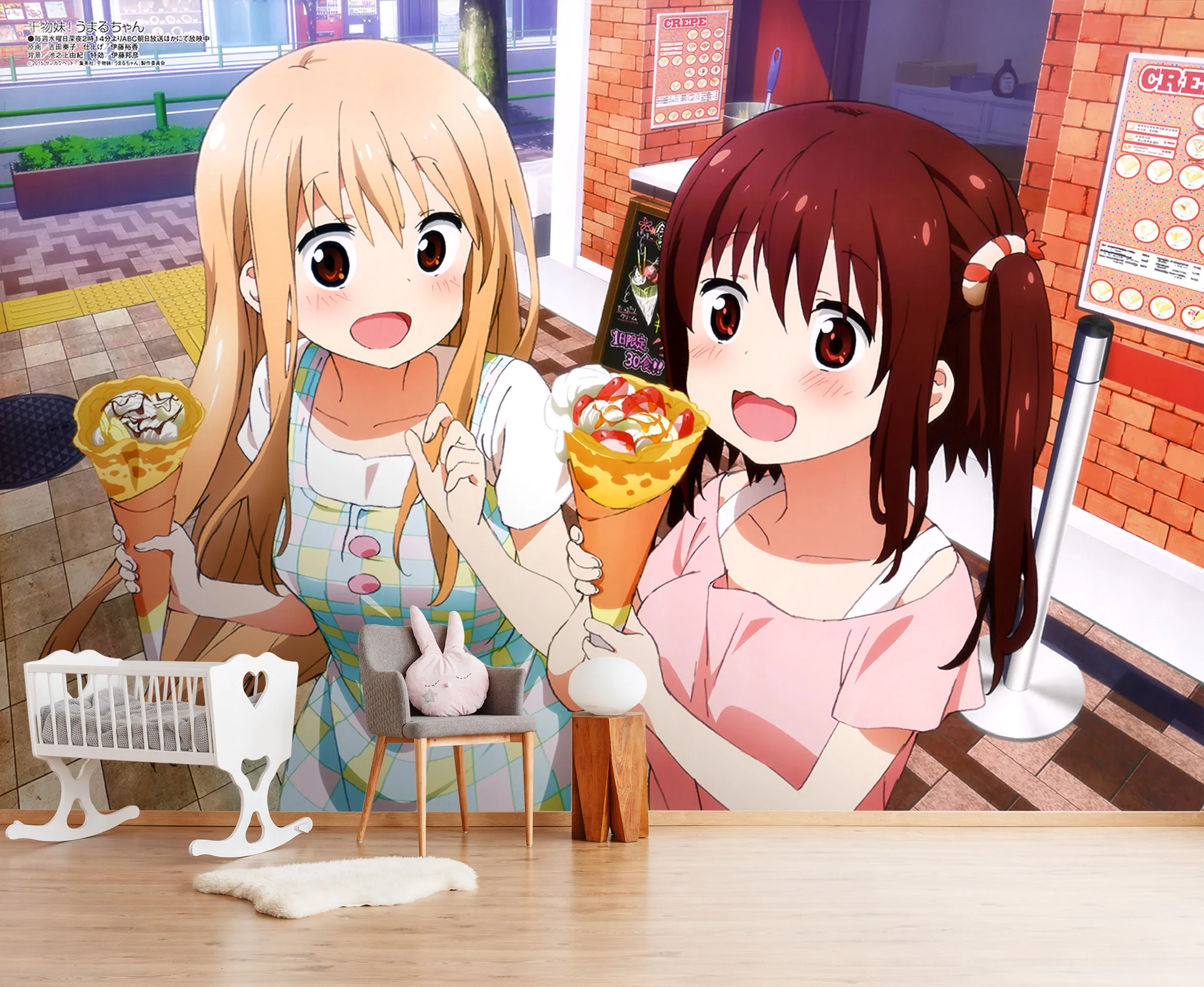 [Самоклеющиеся] 3D фрески для Himouto Umaru Chan 654 Япония Аниме настенная бумага печать
