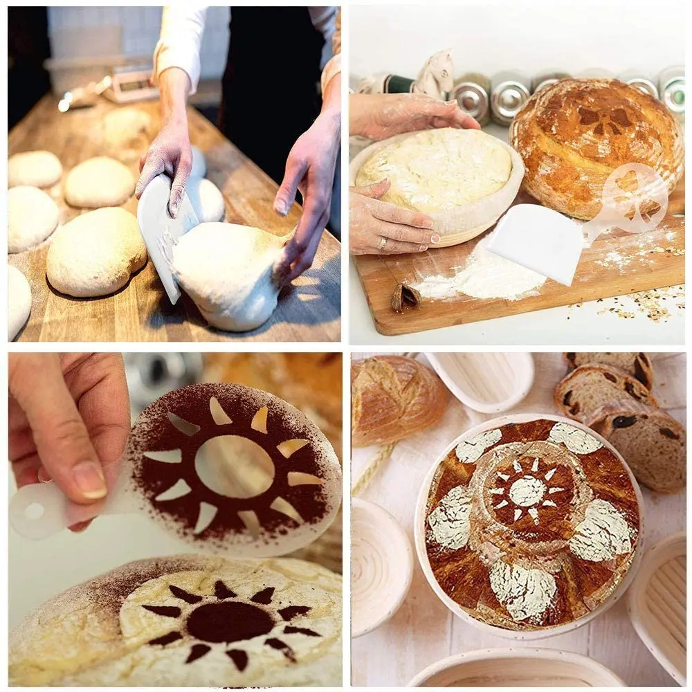 Корзина из ротанга KB Banneton стартовый набор для хлеба корзина инструменты выпечки