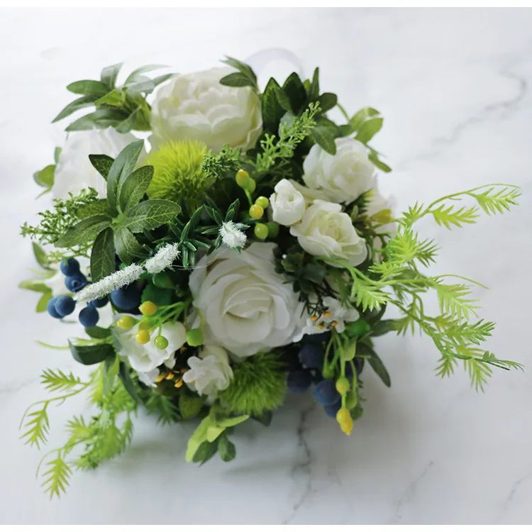 

Wedding Bouquet Artificial Flowers Handmade Bride Bouquet For Bridesmaid Flowers Bridal Accessories Flowers SPH70