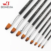 9pcsset paint brush set oil paint brush painting brush for watercoloroilacrylic brush pen pincel para pintura art supplies