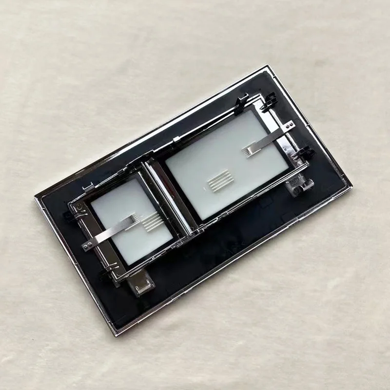 Туалет в стену скрытый резервуар для воды механическая панель с двойным прессом