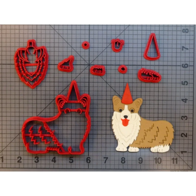 Симпатичное животное в форме собаки на день рождения Чихуахуа корги Хаски мопса