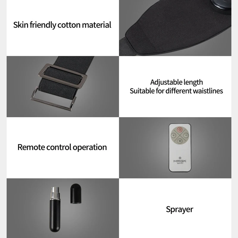 

Abdominal Muscle Stimulator EMS Trainer Waist Support Belt Electro Muscle Stimulation Body Slimming Massager Fitness Equiment