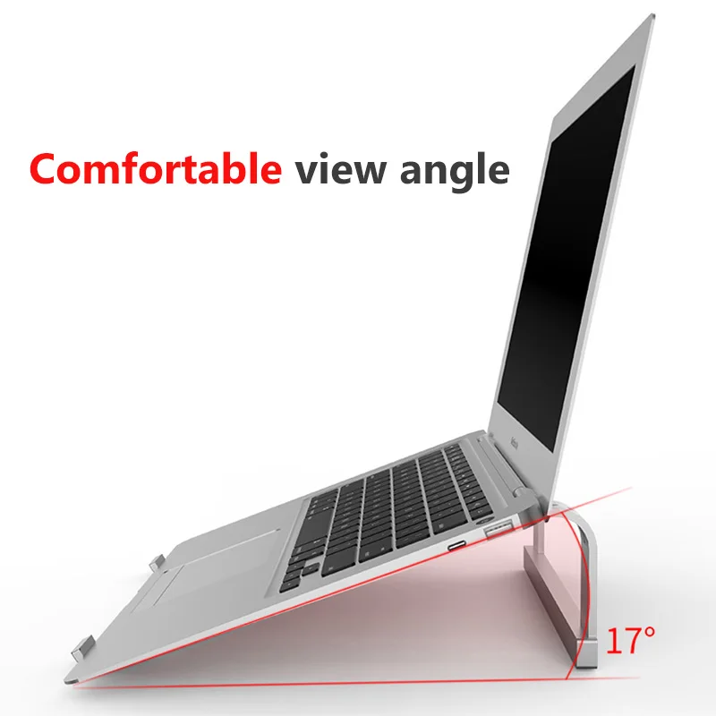 Подставка для ноутбука из алюминиевого сплава портативный держатель Macbook Air Pro