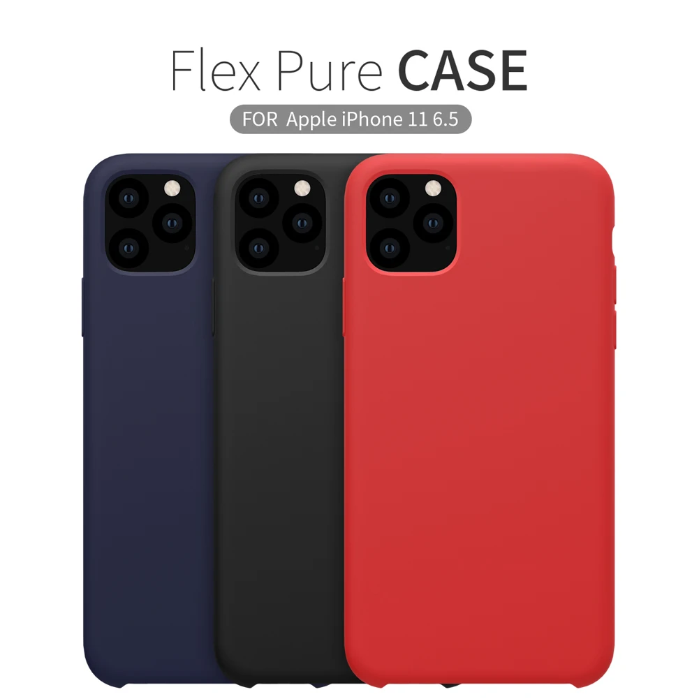 Для iPhone 11 XI 2019 защитный чехол Nillkin Flex Pure Тонкий мягкий жидкий силиконовый