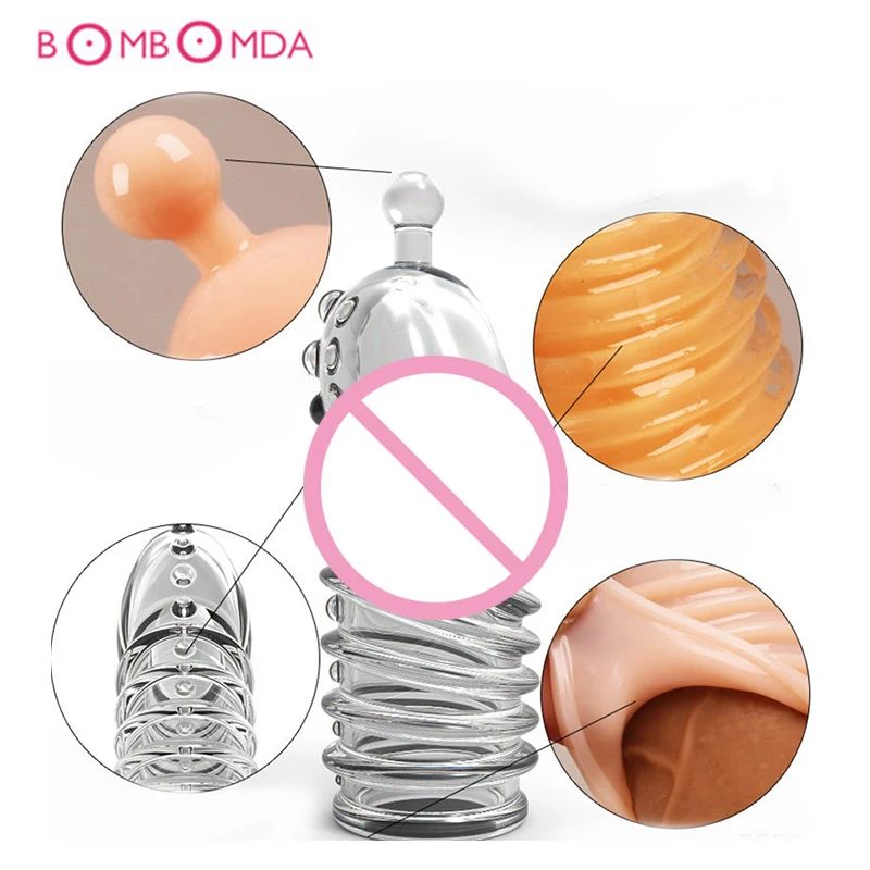 Мягкая Женская клетка верности многоразовый презерватив удлинитель пениса для