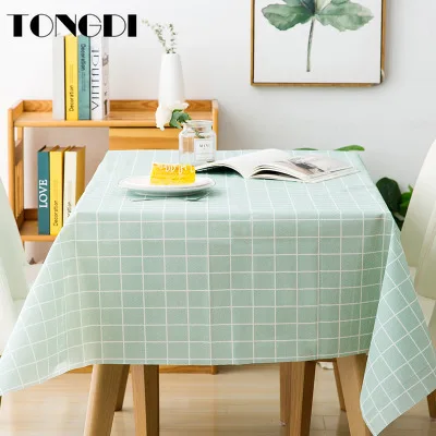 TONGDI портативный Настольный плед PEVA водостойкий маслостойкий экологичный