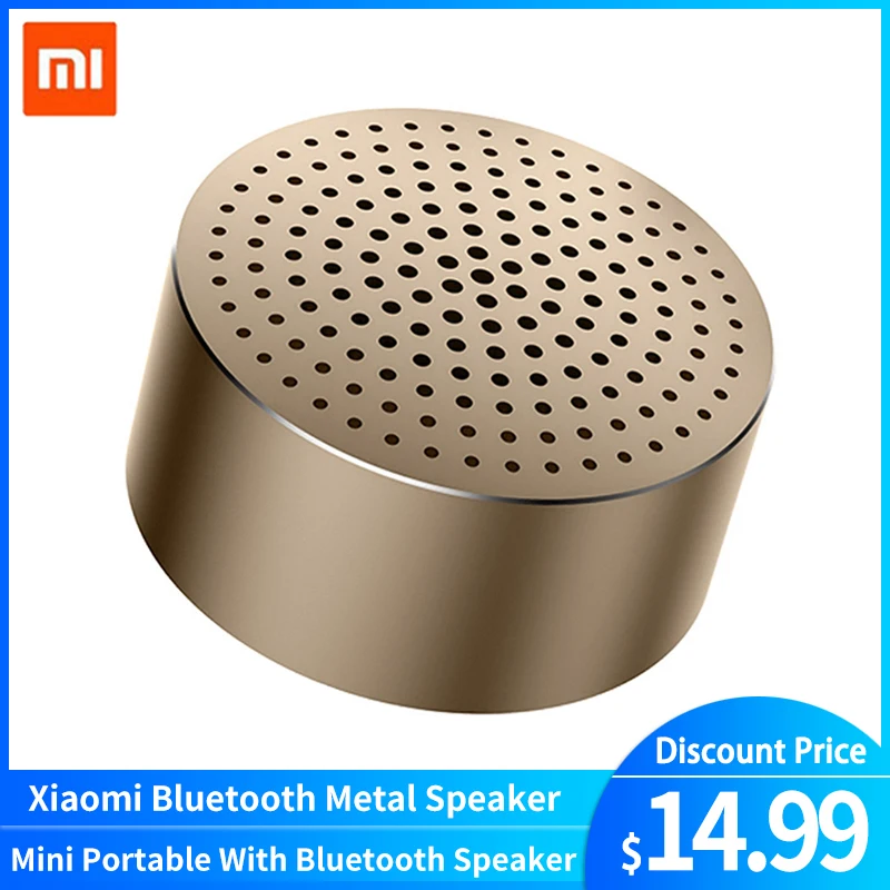 Оригинальный Bluetooth динамик Xiaomi Aux in свободные руки звонки стерео портативный