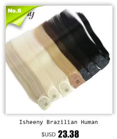 Isheeny 1" 18" 2" волосы Remy для наращивания с микро-бусинами в нано кольцах человеческие волосы прямые 9 цветов блонд европейские волосы