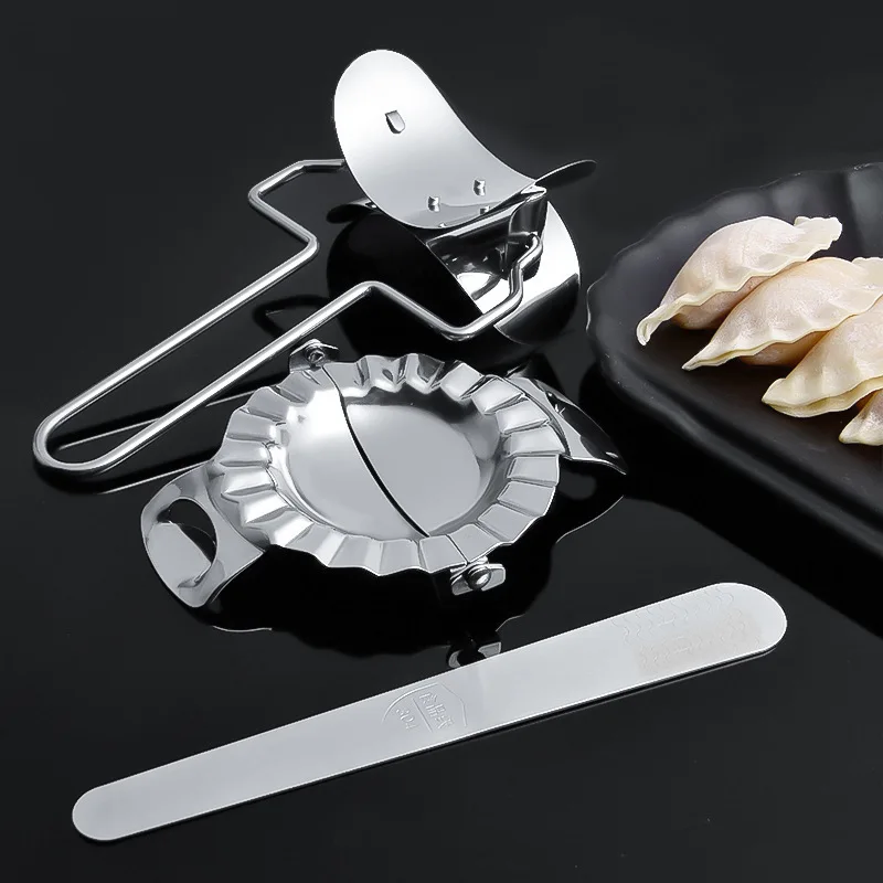 

Dumpling Mould 3Piece Set Stainless Steel Lazy Must-Ravioli Making Mold Mould Baking Accessories Dumpling Maker Home Kitchen