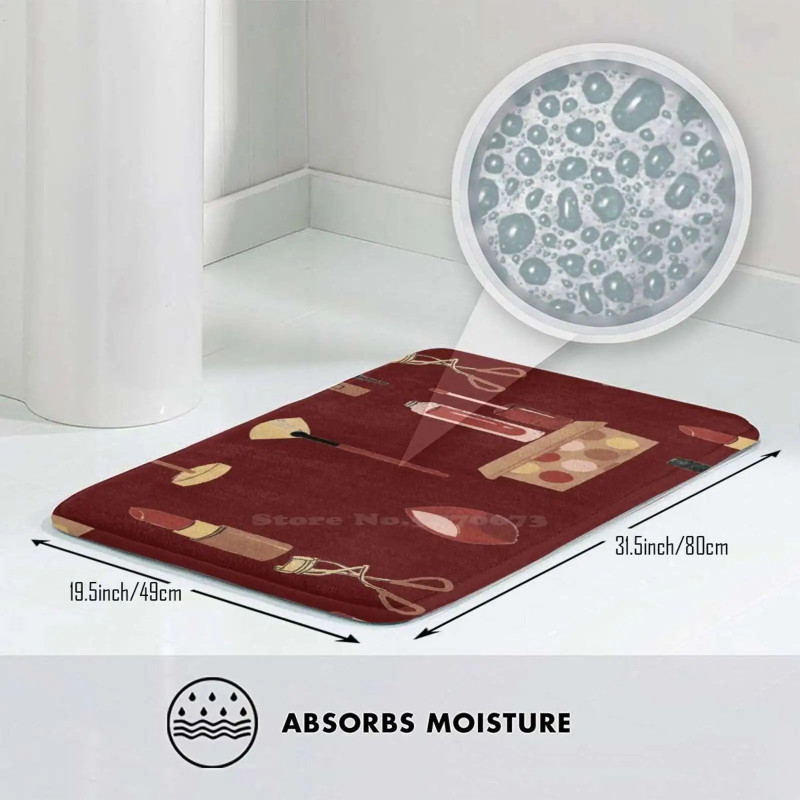 Коллекция наклеек для макияжа 3D товары дома коврик ног косметика губная помада |