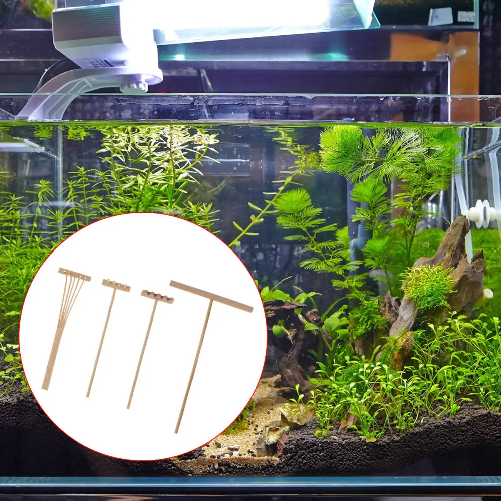 4 шт. небольшие грабли модные забавные прочные песочные Fengshui для маленьких