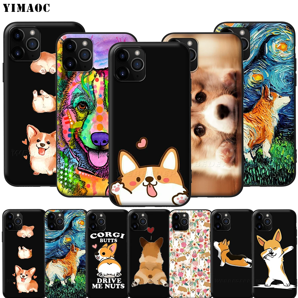 Силиконовый мягкий чехол YIMAOC для iPhone 12 Mini 11 Pro XS Max XR X 8 7 6 6S Plus 5|Бамперы| |
