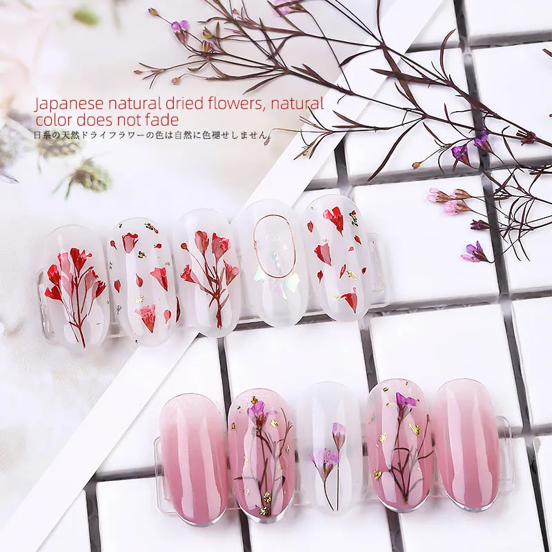 Дизайн ногтей маленький цветок ювелирные изделия Diy трехмерный натуральный