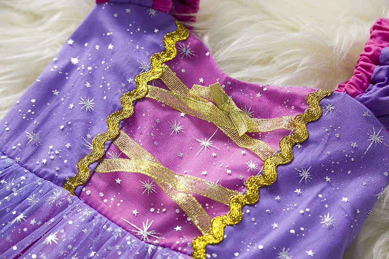 Костюм принцессы для маленьких девочек праздвечерние детское платье ролевых игр