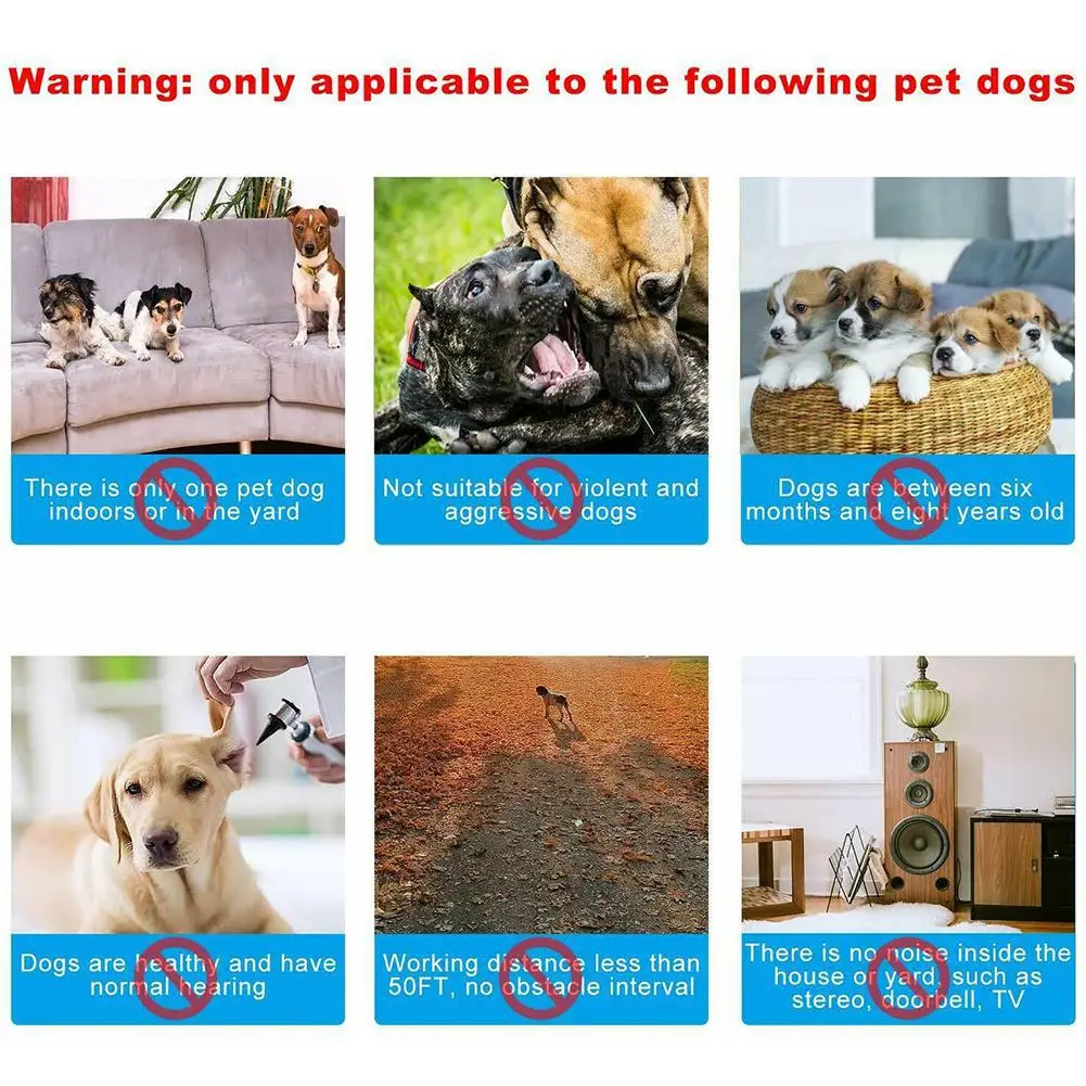 

K6 Ultrasonic Anti Barking Device Anti Noise Electric Charging Trainer for Pet Dogs