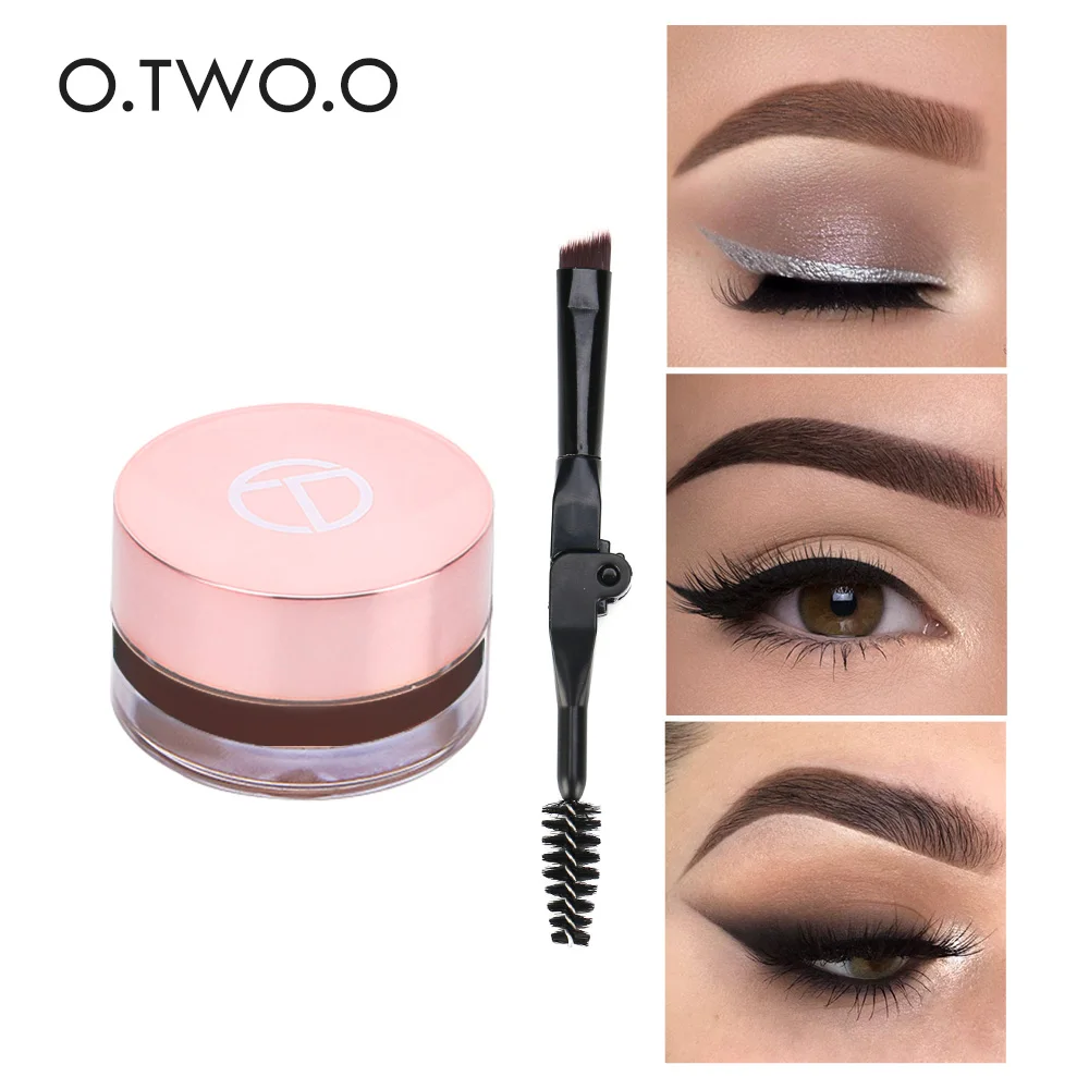 O.TWO.O 3D натуральный коричневый макияж для бровей профессиональная Стойкая краска