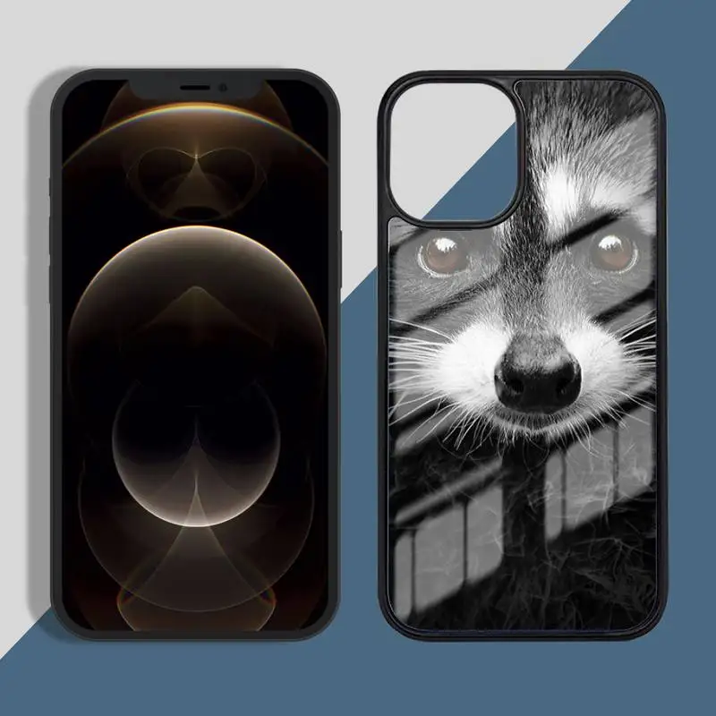 

Raccoon Phone Case PC for iPhone 11 12 pro XS MAX 8 7 6 6S Plus X 5S SE 2020 XR