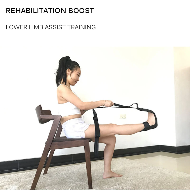 Эластичный растягивающийся ремень для йоги балета танцев гимнастики тренажер