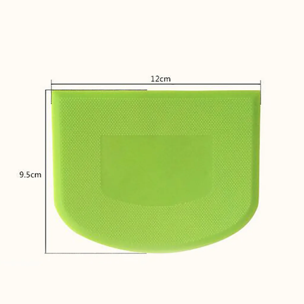 

2 Pcs Plastic Cream Smooth Cake Spatula Baking Pastry Tools Dough Scraper Kitchen Butter Knife Dough Cutter Baking Pastry Tools