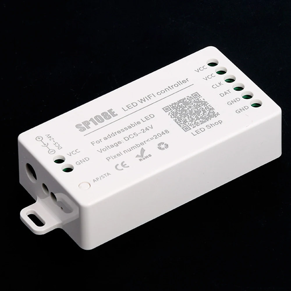 SP108E светодиодный Wi Fi Magic Управление WS2812B WS2813 и т. д. полосы модуль светильник Smart APP
