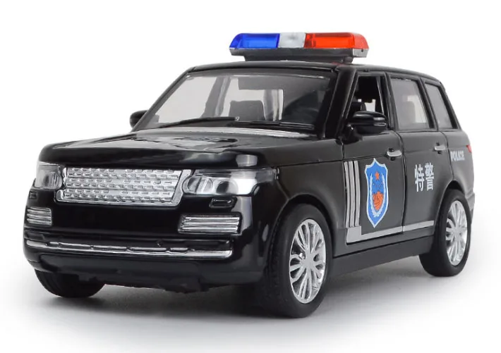1:32 Toyota prado X6 F150 модель полицейского автомобиля из сплава патрульный вагон