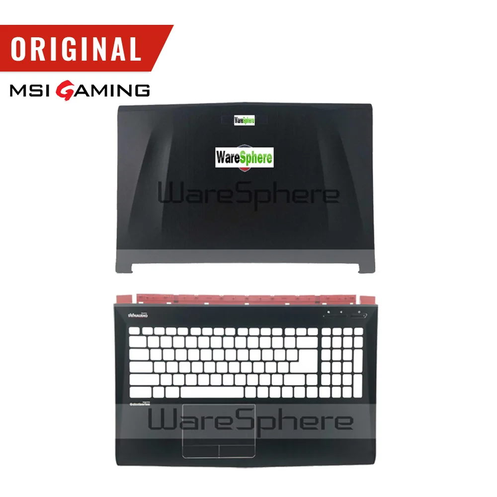 A and C Shell Для MSI GE62 GE62MVR GE62VR MS-16J1 MS-16J2 MS-16J3 3076J1A212Y31 задняя крышка верхней панели крышки Нижняя крышка клавиатуры Черный - Цвет: A and C Shell