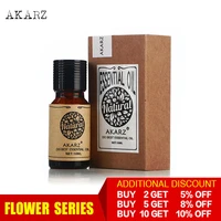akarz professional plants flower series top sale essential oil aromatic for aromatherapy diffusers face body skin care aroma oil