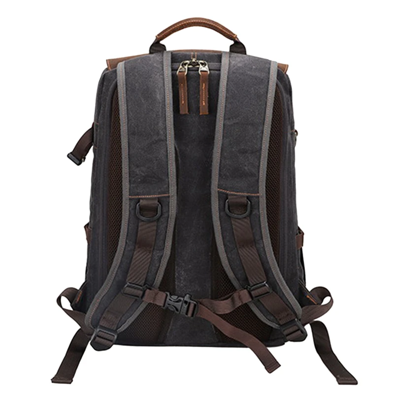 camera backpack waterproof canvas slr camera bag suitable for travel suitable for sony canon nikon cameras free global shipping