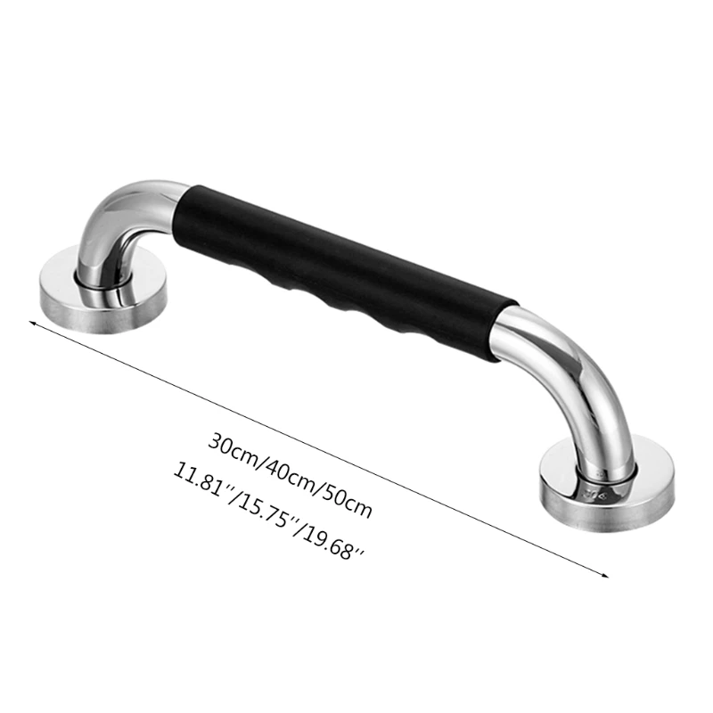 

Shower Grab Bar Safety Handrail Towel Rack Non-slip Grab Bars Bathroom Safe Handle with Non-slip Silicone Handle