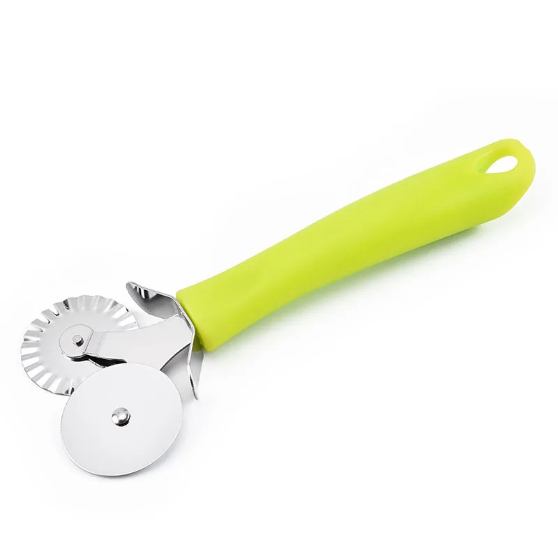 Колесо роликовый слайсер для резки печенья из нержавеющей стали Пицца нож