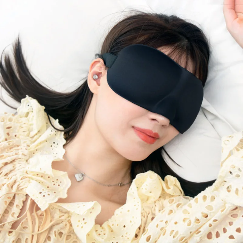 Дорожные маски для глаз шелковая маска сна в полоску с облаком однотонная