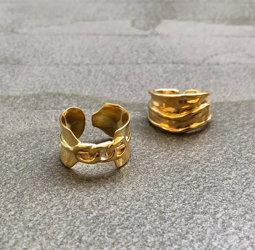 Женское кольцо с широким циферблатом в Корейском стиле|Кольца| |